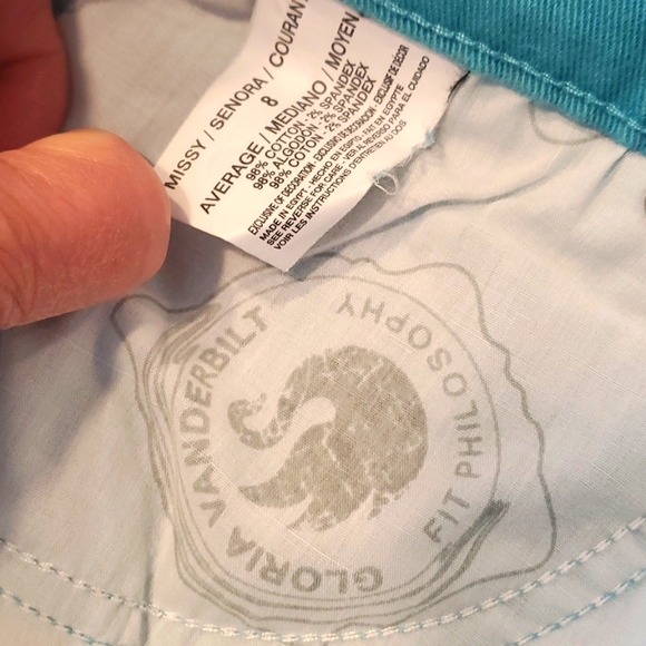 Gloria Vanderbilt Amanda size 8 Made in Egypt Excellent condition - Picture 13 of 13